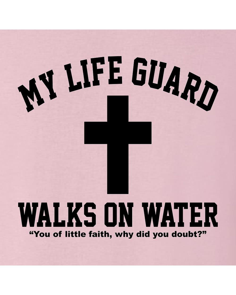 Go All Out Large Red Mens Jesus Walks On Water Christian Easter Gift Idea Sweatshirt Hoodie