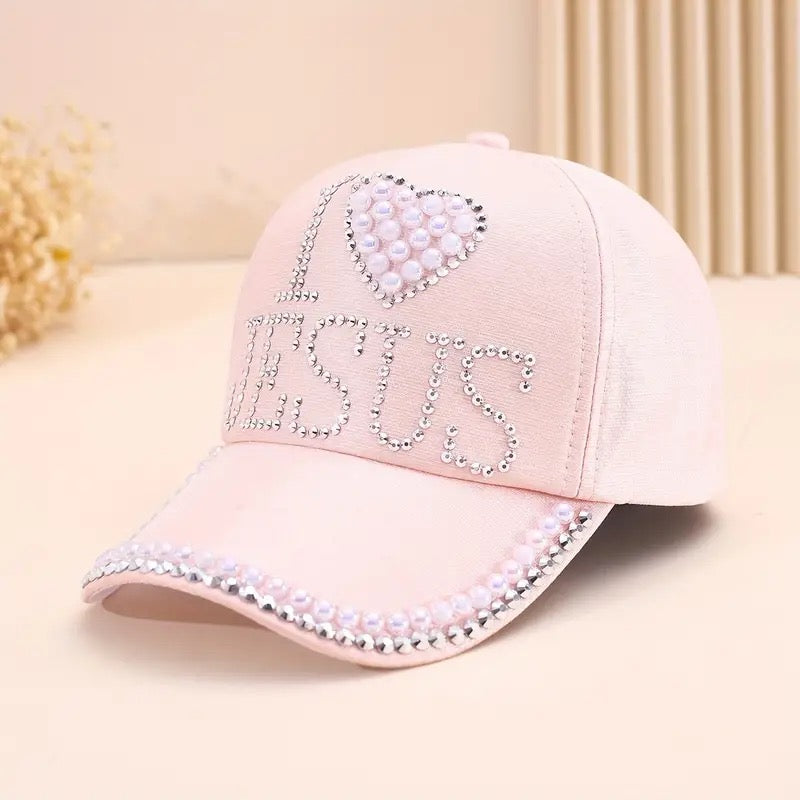 Trendy Rhinestone Baseball Cap